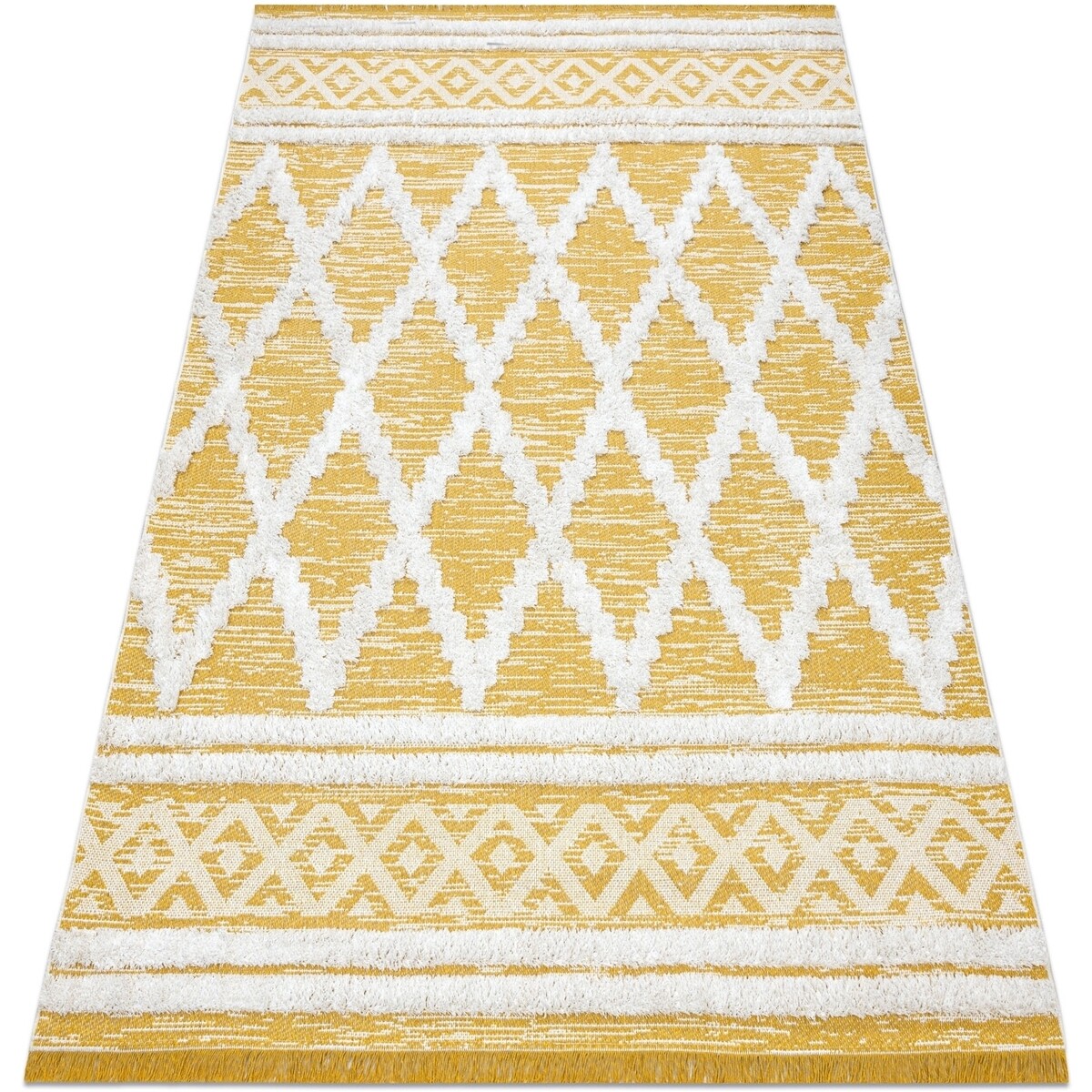 Rugsx  Koberec ECO SISAL BOHO MOROC Diamanty 22297 155x220 cm  Žlutá