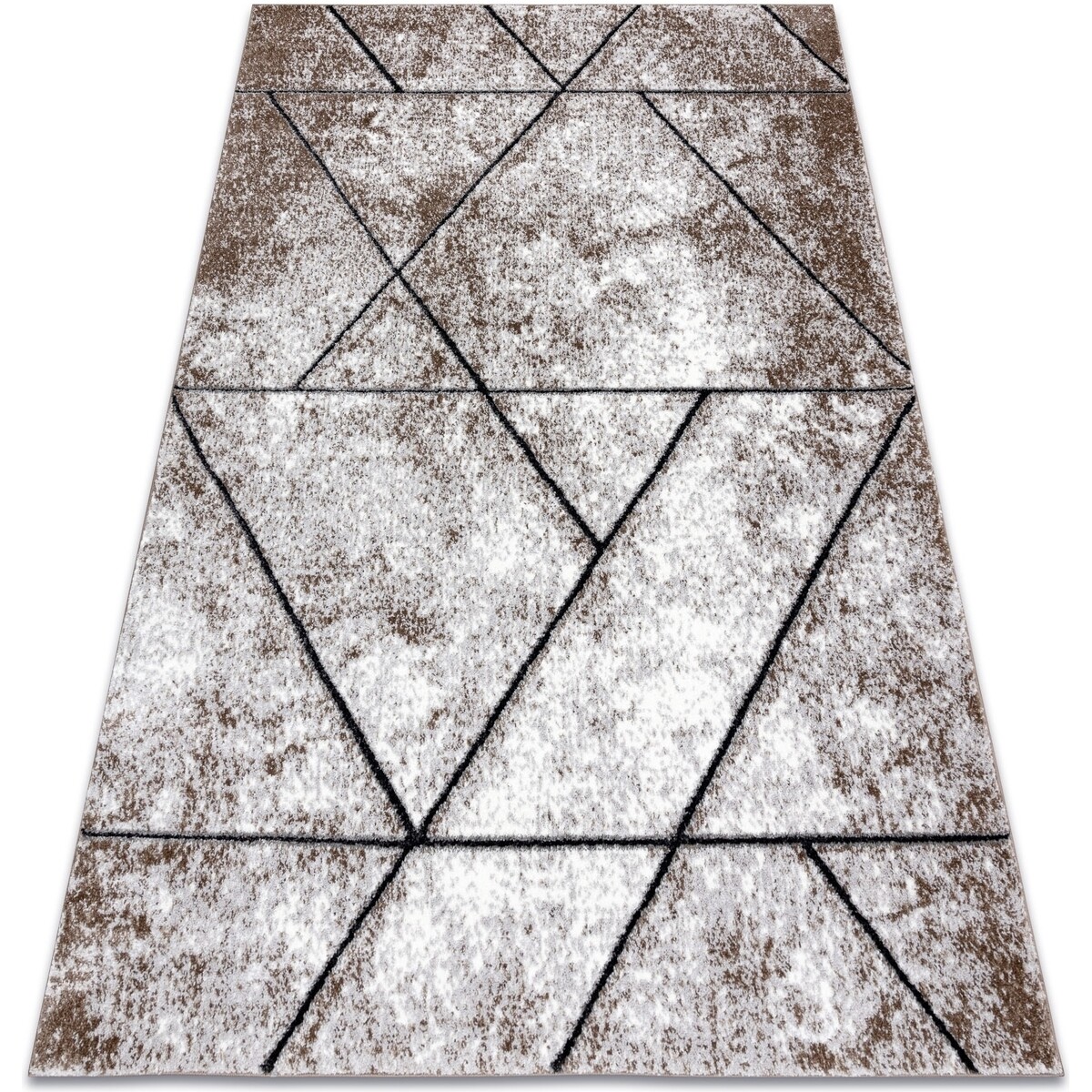 Rugsx  Moderní koberec COZY 8872 Wall, geometrický, tro 80x150 cm  Hnědá
