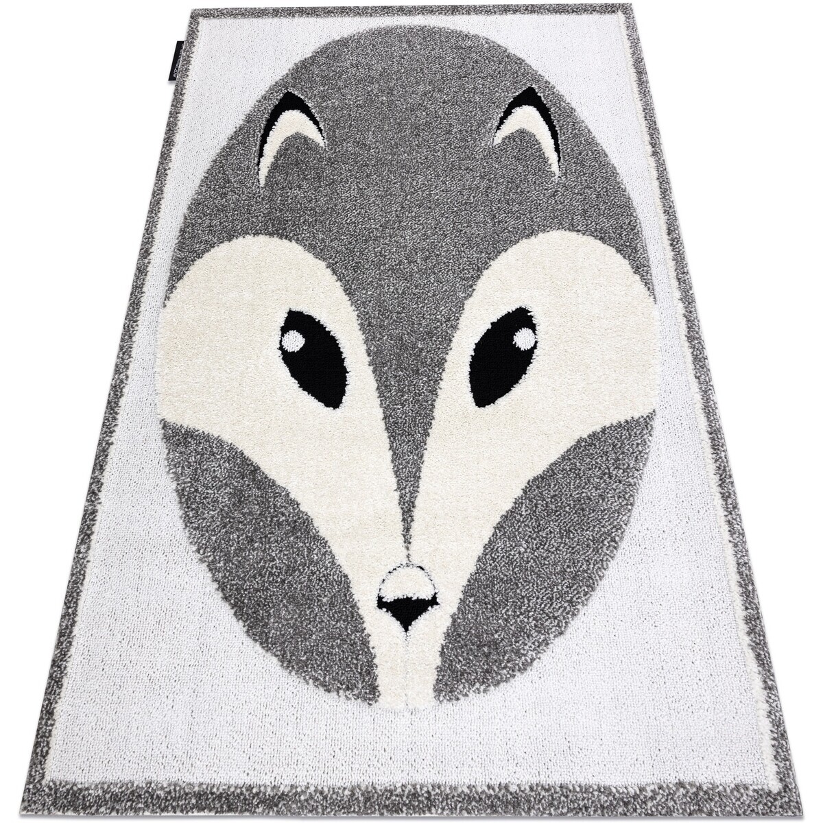 Rugsx  Dětský koberec JOY Fox Liška, Strukturální, d 140x190 cm  Šedá