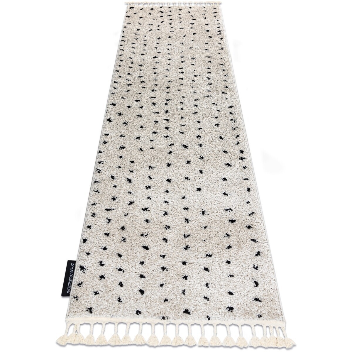 Rugsx  Koberec BERBER SYLA B752, krémový s tečky 80x300 cm  Béžová