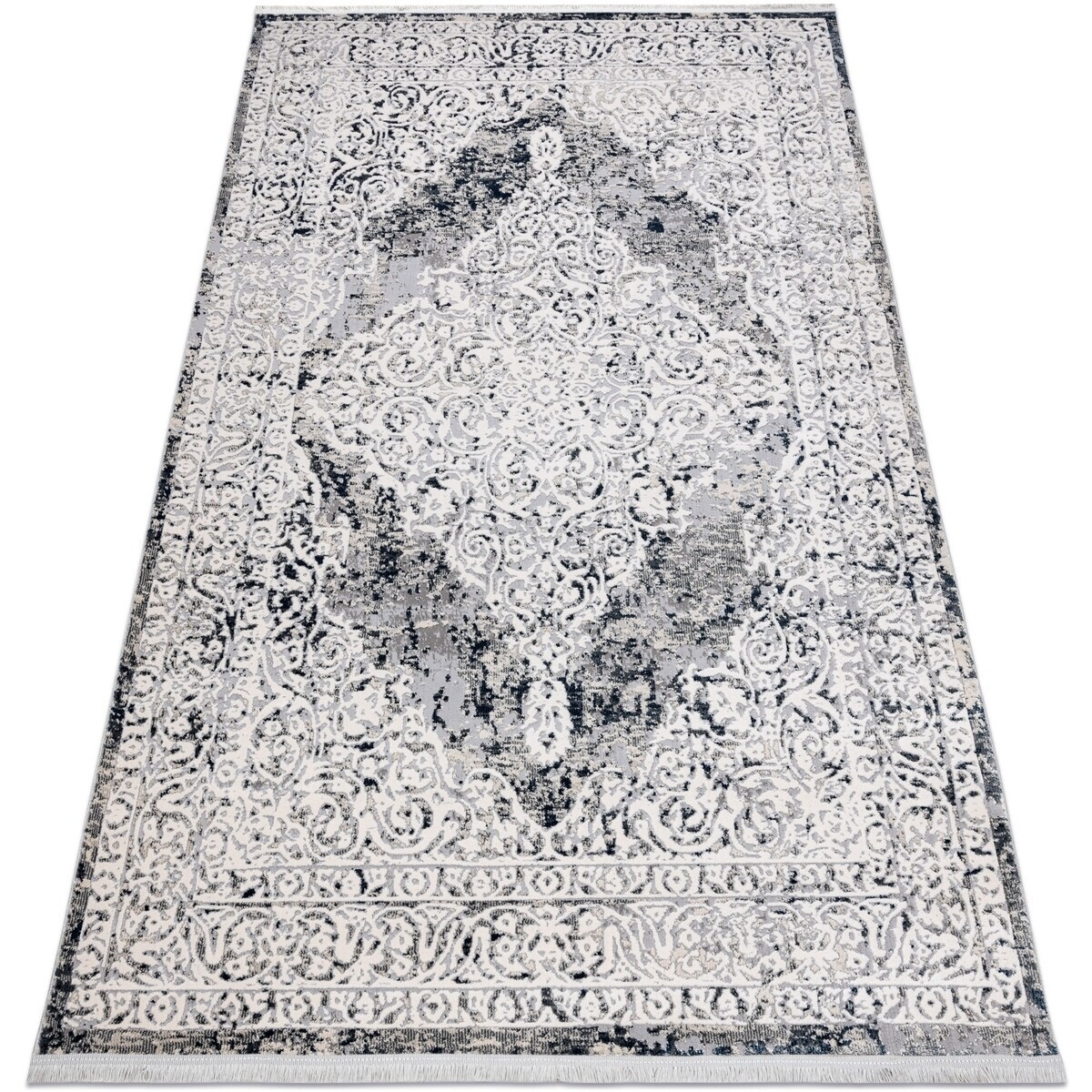 Rugsx  Moderní koberec REBEC 51122A střapce, dvě vrstv 80x150 cm  Béžová