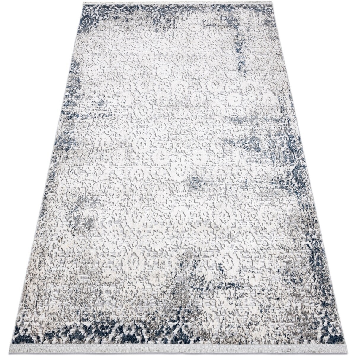 Rugsx  Moderní koberec REBEC 51172A střapce, dvě vrstv 80x150 cm  Béžová