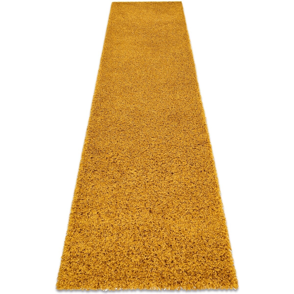 Rugsx  Běhoun SOFFI shaggy 5cm zlato - do 70x300 cm  Zlatá