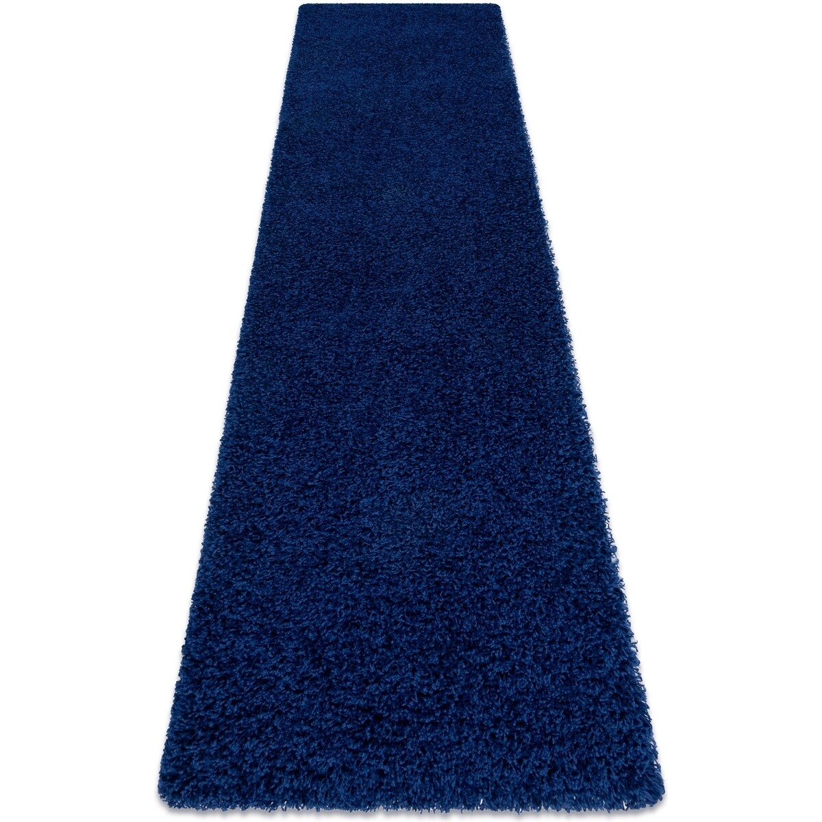 Rugsx  Běhoun SOFFI shaggy 5cm tmavě modrý - 80x250 cm  Modrá
