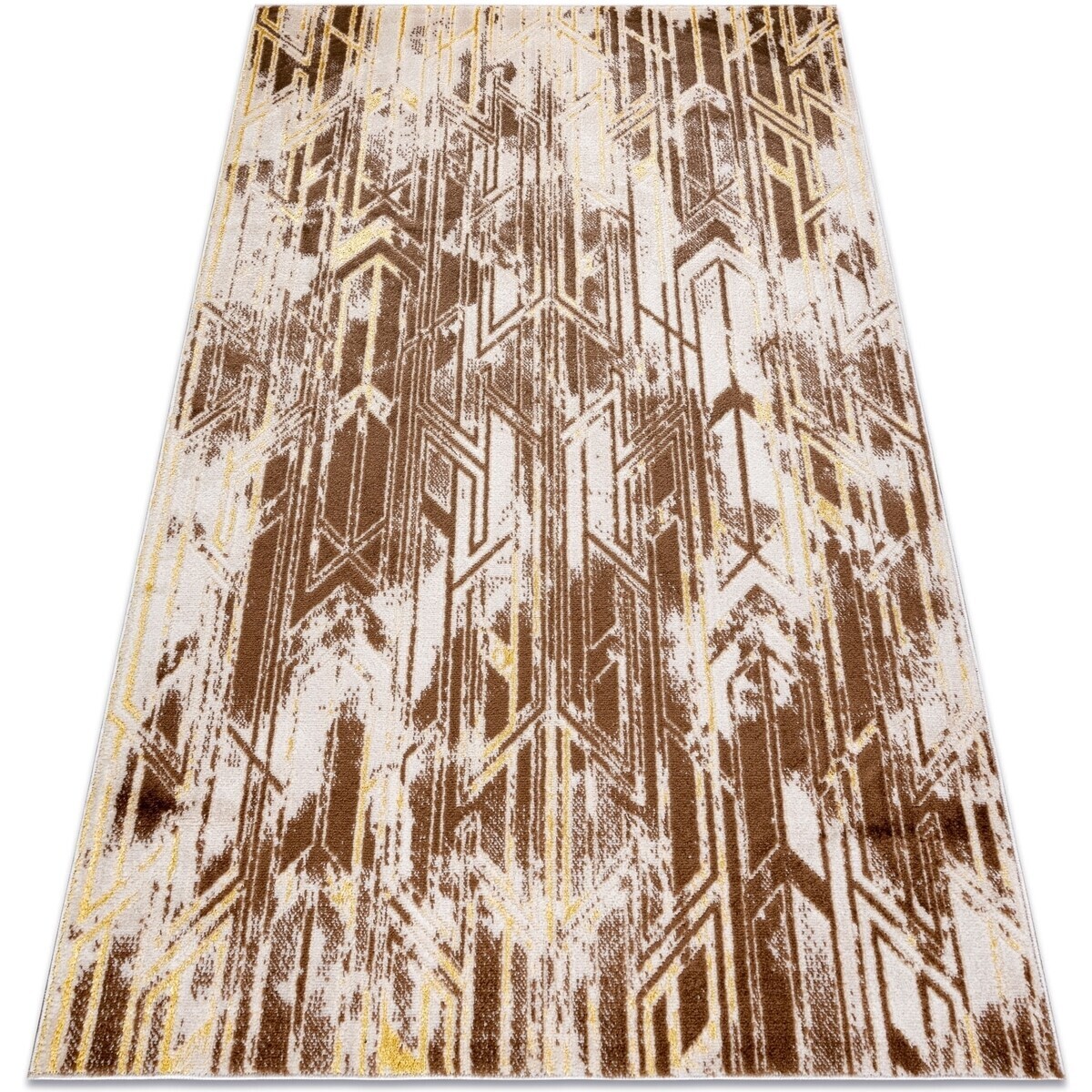 Rugsx  Moderní MEFE koberec B402 Vintage - Strukturálnà140x190 cm  Béžová