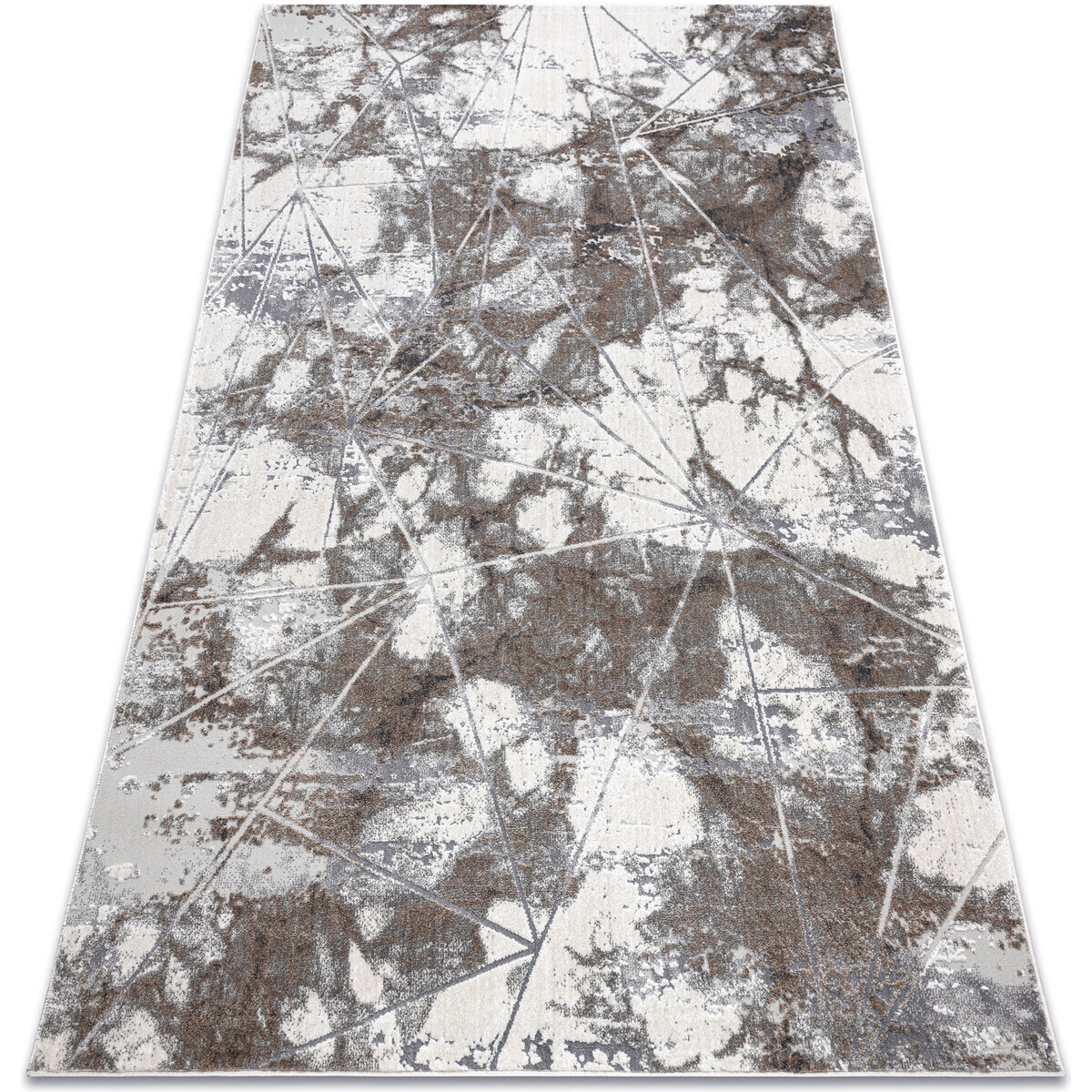 Rugsx  Moderní koberec NOBLE 1515 64 Mramor, geometrickà140x190 cm  Béžová