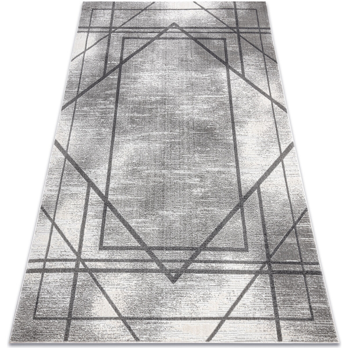 Rugsx  Moderní koberec NOBLE 1520 45 Vintage, geometrick 120x170 cm  Šedá