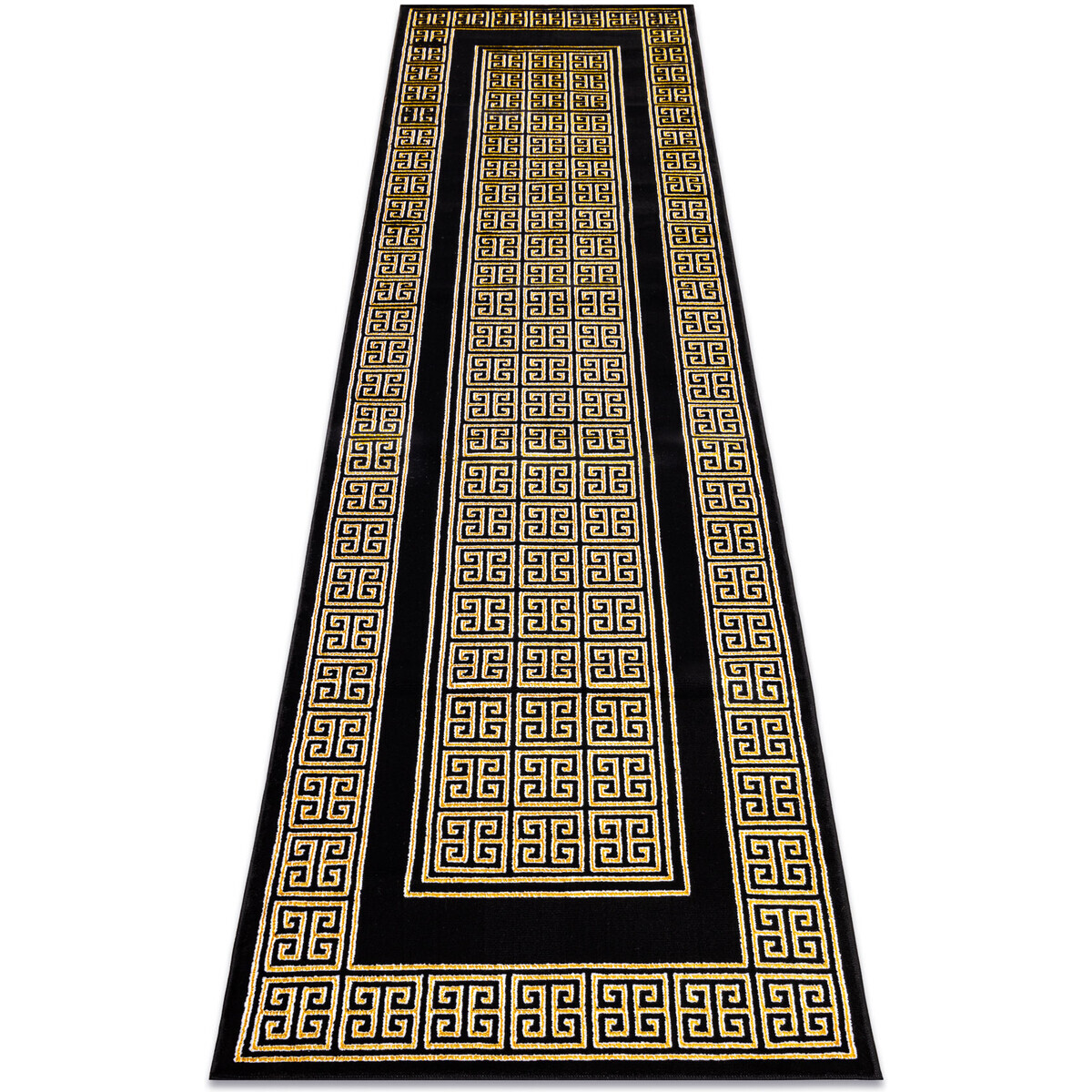 Rugsx  Koberec, Běhoun GLOSS moderni 6776 86 stylový, 70x250 cm  Černá