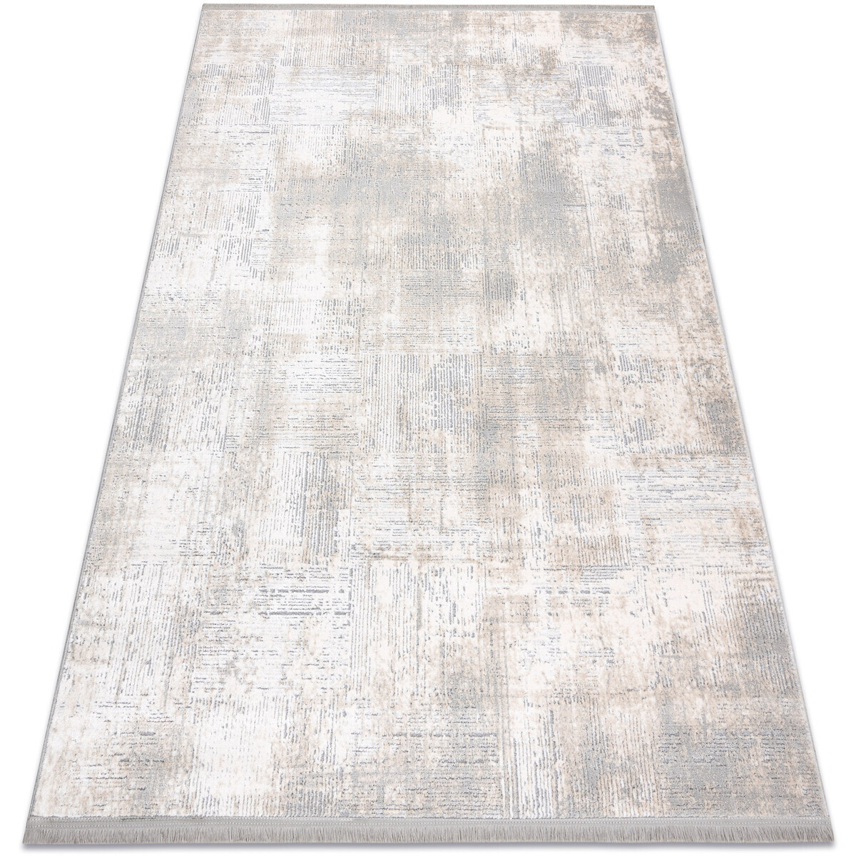 Rugsx  Moderní koberec TULS strukturální, střapce 512 200x290 cm  Béžová