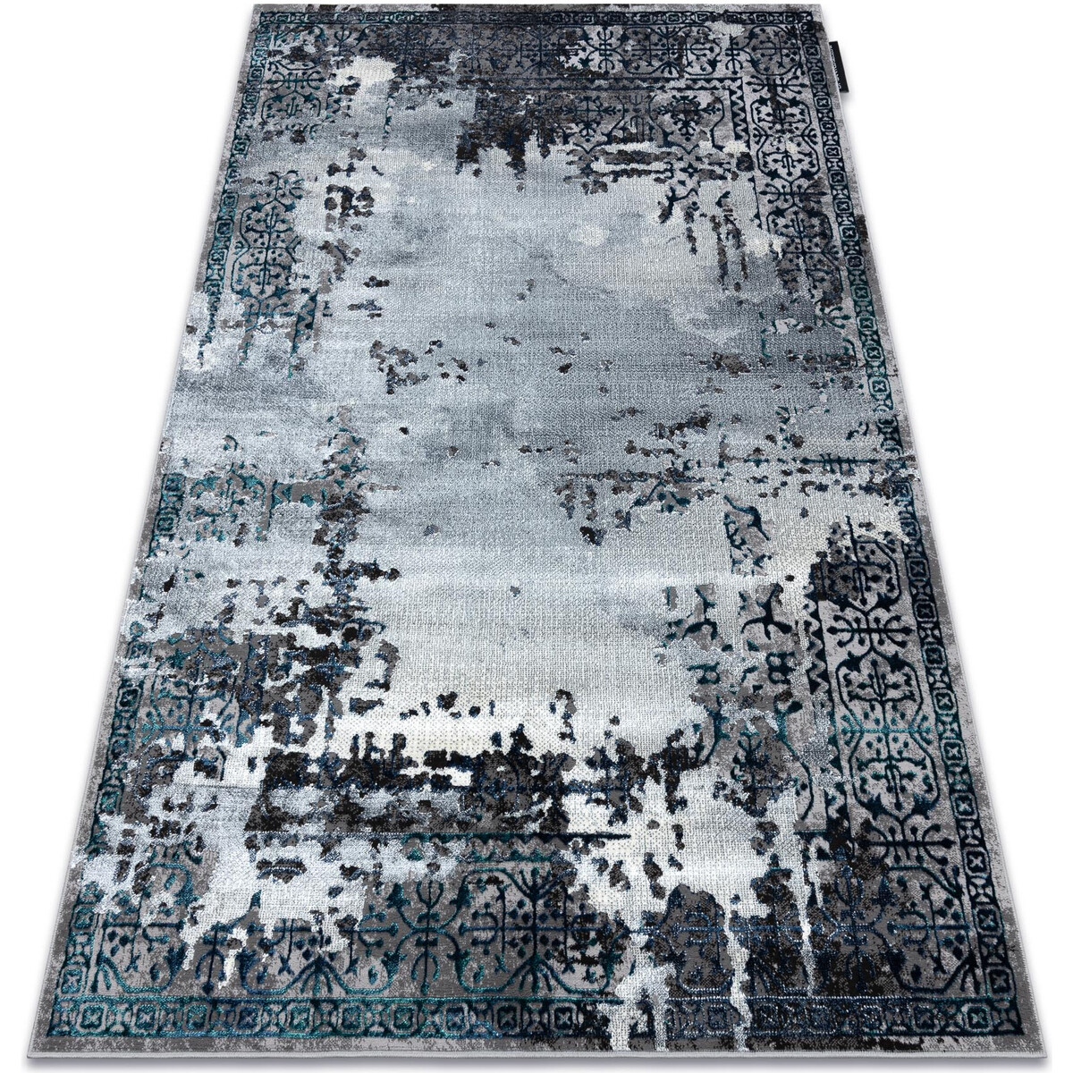 Rugsx  Moderní koberec DE LUXE 2078 ornament vintage 180x270 cm  Šedá