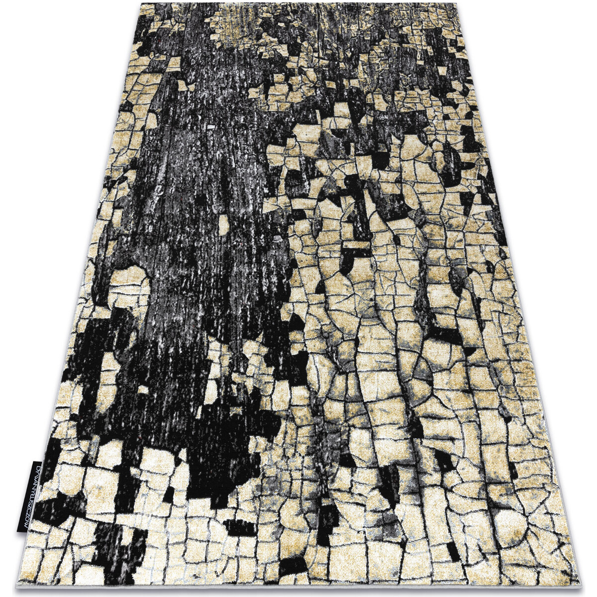 Rugsx  Moderní koberec DE LUXE 2079 Dlažba cihlový 240x340 cm  Zlatá