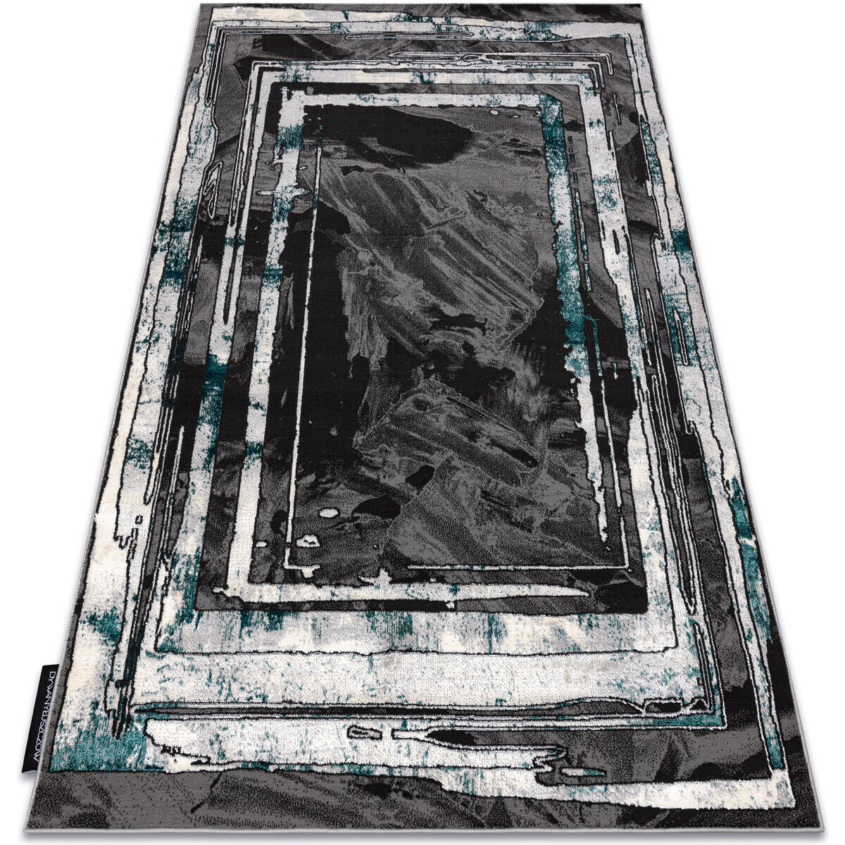 Rugsx  Moderní koberec DE LUXE 619 Rám - 240x340 cm  Šedá