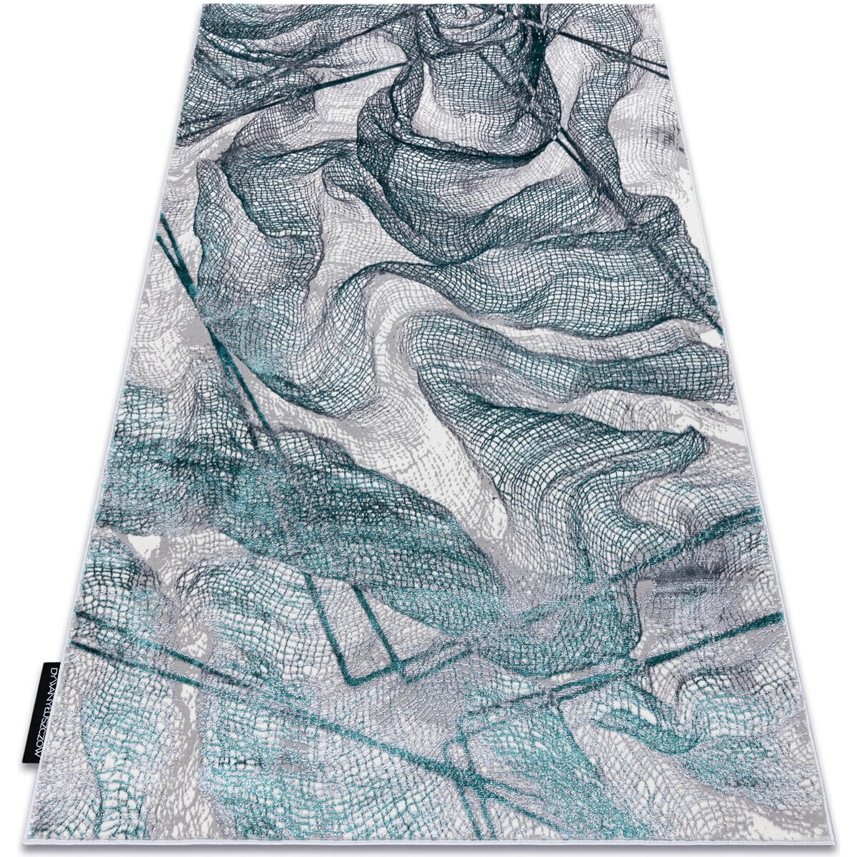 Rugsx  Moderní koberec DE LUXE 621 Síť - 240x340 cm  Šedá