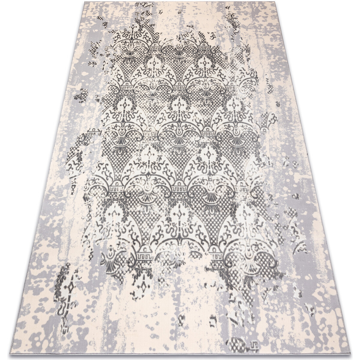 Rugsx  Koberec CORE W3824 Ornament Vintage - Strukturáln 140x190 cm  Šedá