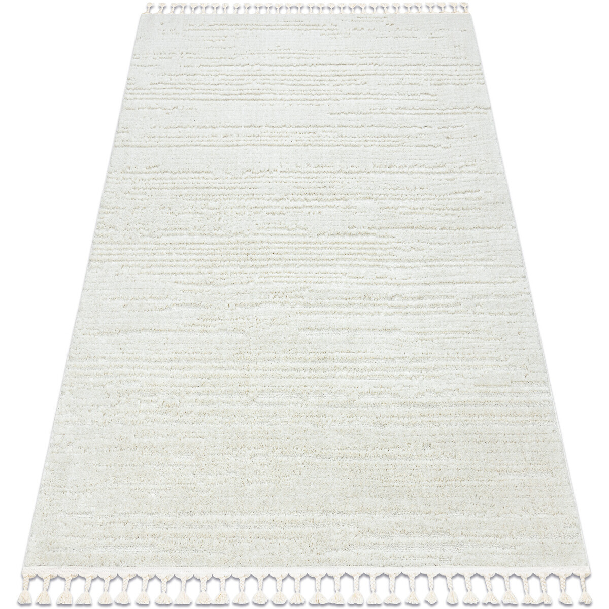 Rugsx  Koberec SEVILLA AC53B pruhy bílá - střapce, 120x170 cm  Bílá
