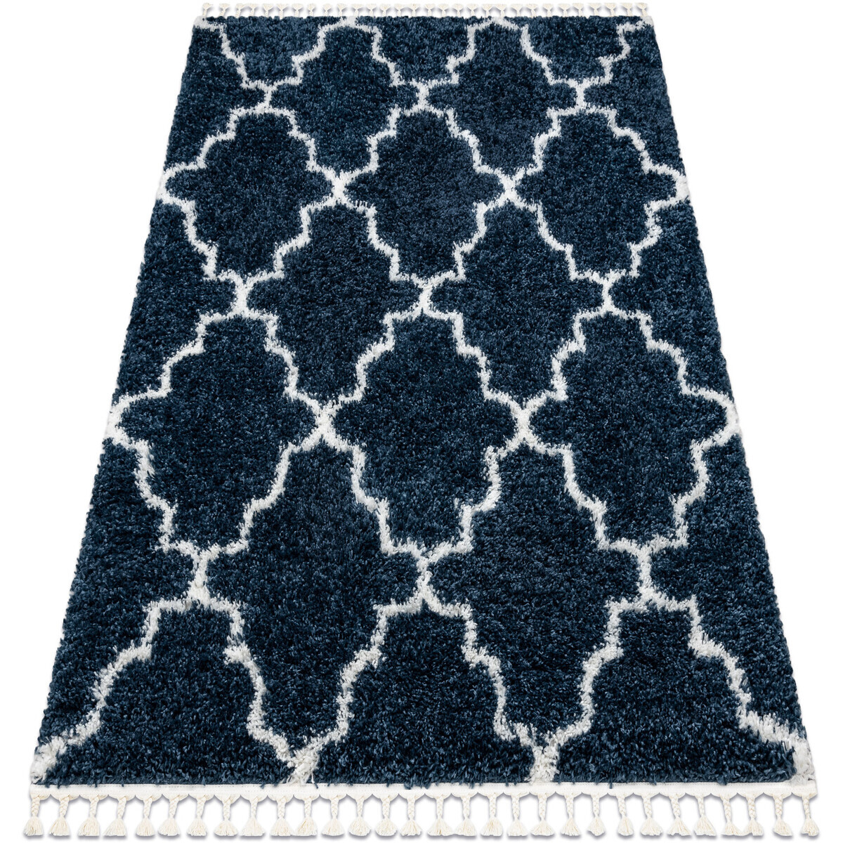 Rugsx  Koberec UNION 3488 vzor Marocký jetel modrý 140x190 cm  Modrá