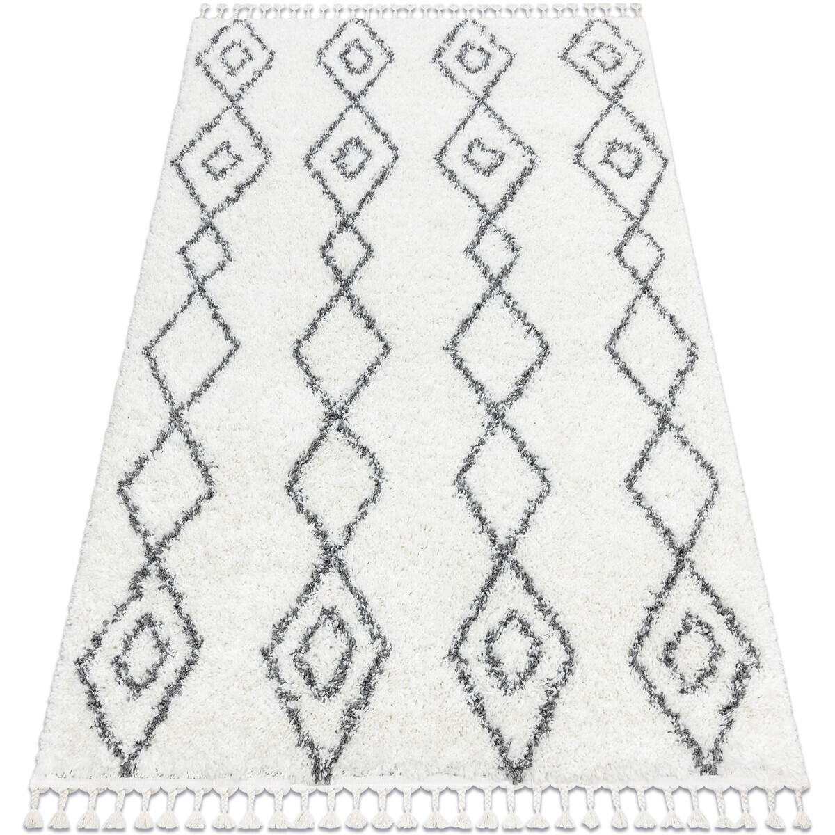 Rugsx  Koberec UNION 3374 Diamanty, řetěz krémovo šed 120x170 cm  Béžová