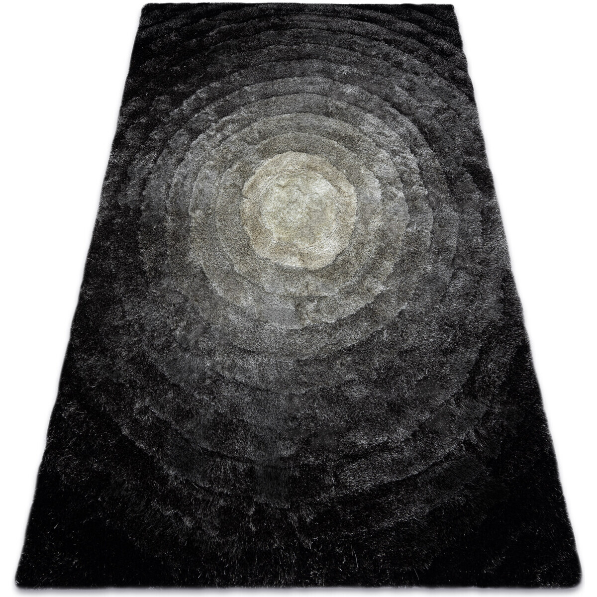 Rugsx  Moderní koberec FLIM 008-B2 shaggy, y - 160x220 cm  Šedá