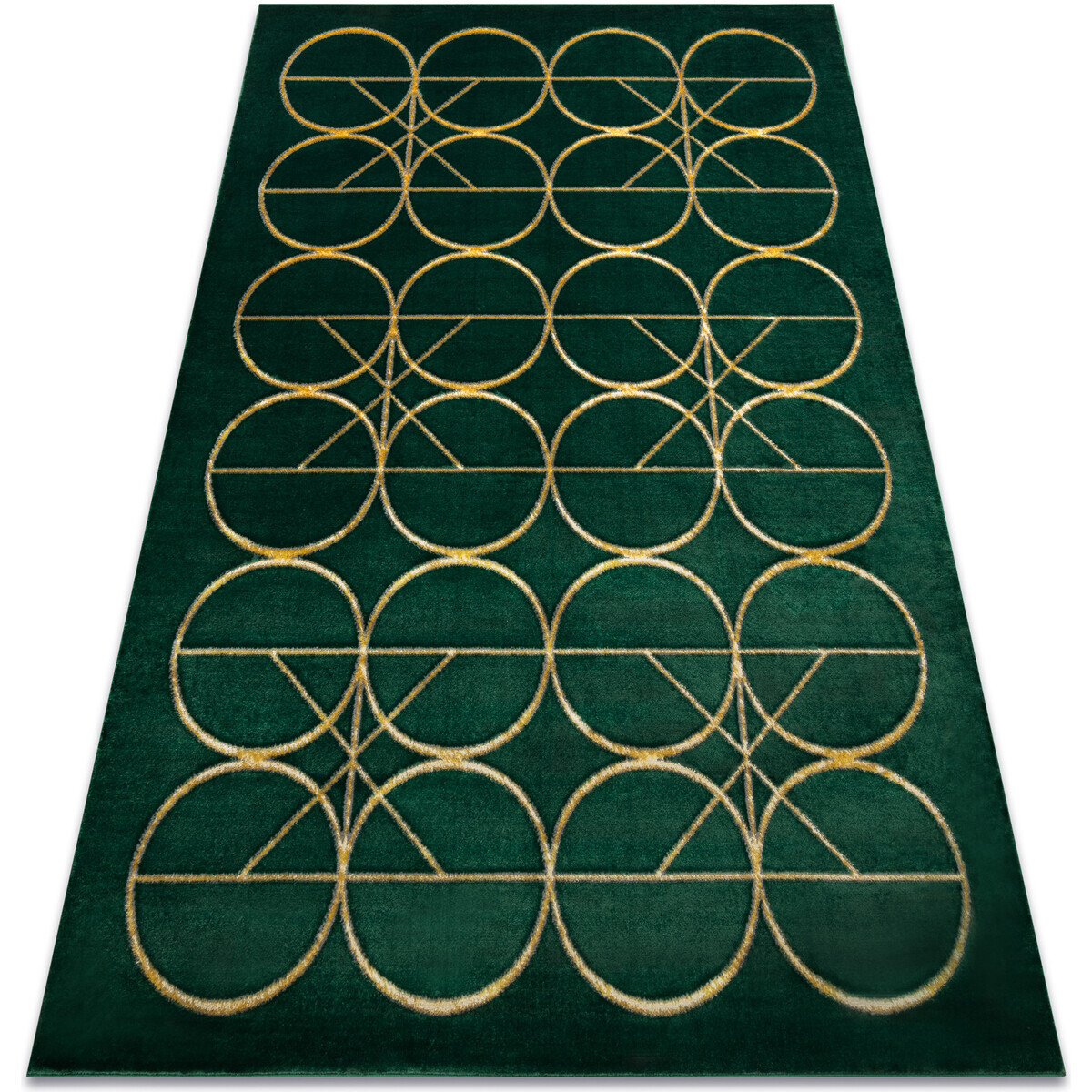 Rugsx  Koberec EMERALD výhradní 1010 glamour, stylový  180x270 cm  Zelená