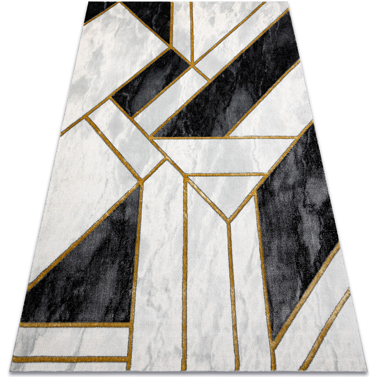 Rugsx  Koberec EMERALD výhradní 1015 glamour, stylový  140x190 cm  Černá
