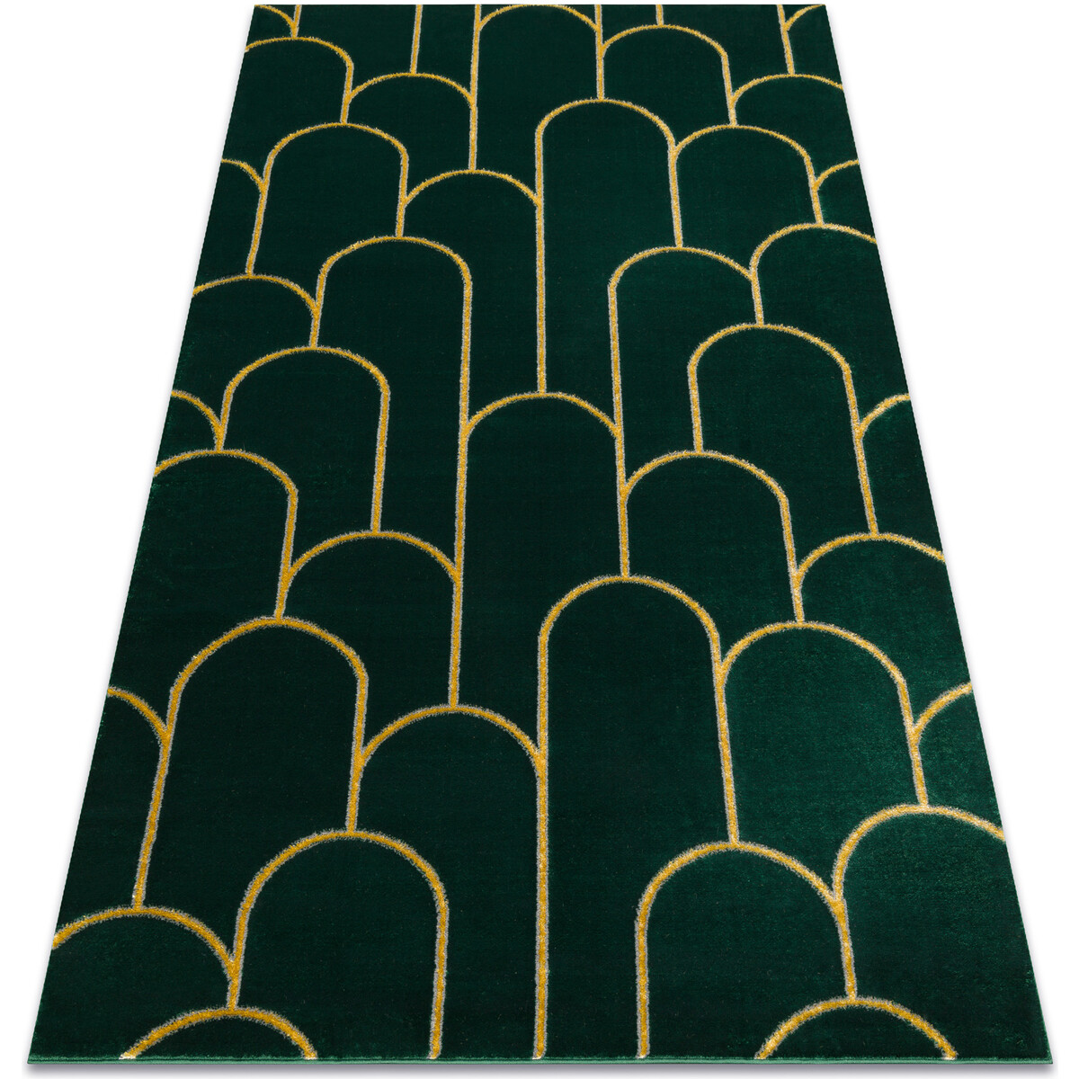 Rugsx  Koberec EMERALD výhradní 1021 glamour, stylový  140x190 cm  Zelená