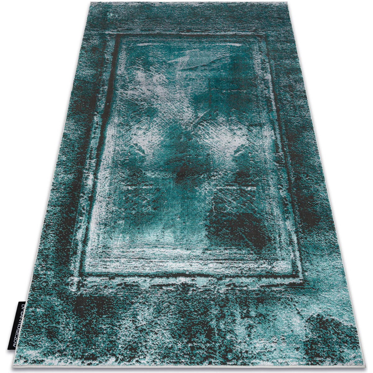 Rugsx  Moderní koberec DE LUXE 634 Rám vintage 200x290 cm  Zelená
