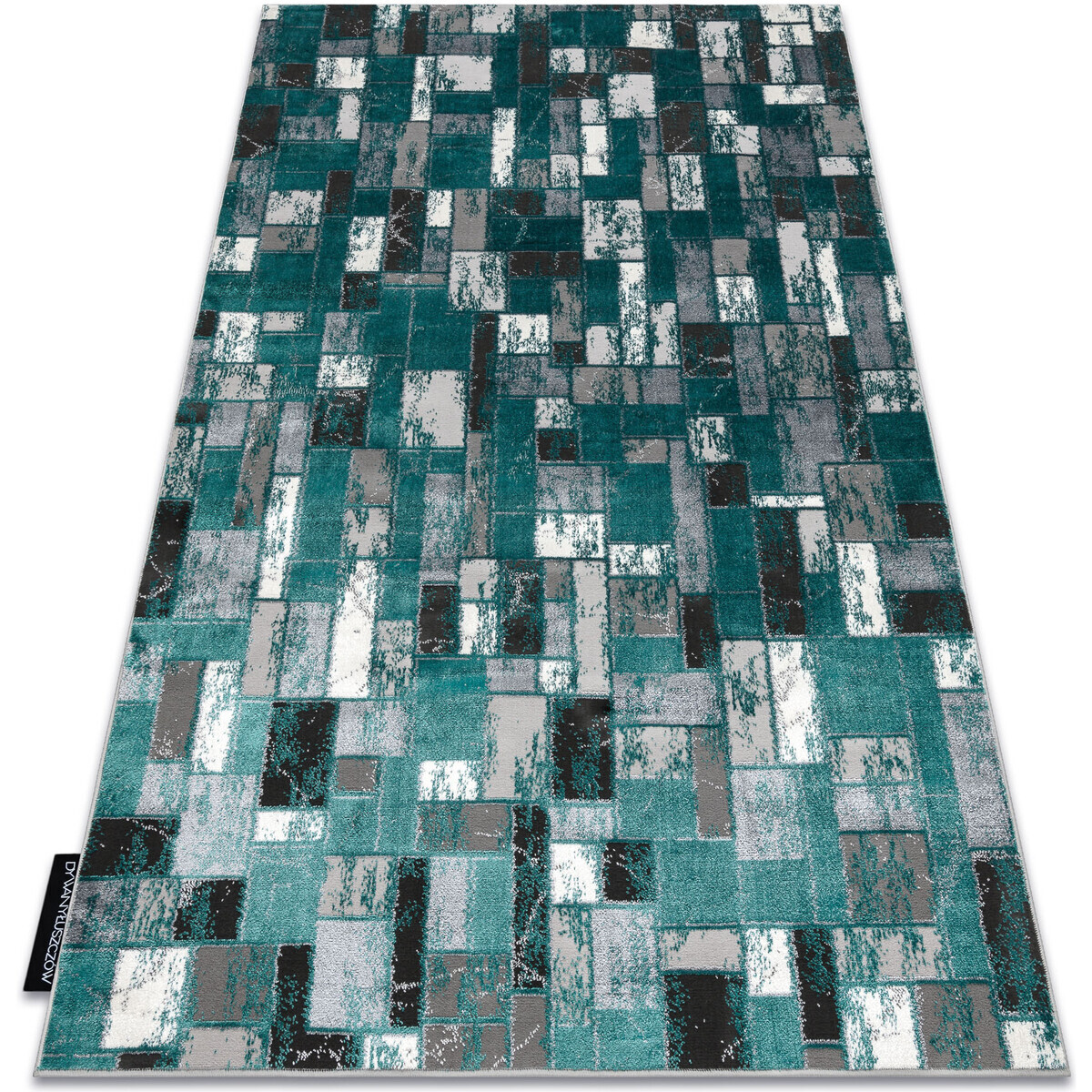 Rugsx  Moderní koberec DE LUXE 6768 Geometrický - 140x190 cm  Zelená