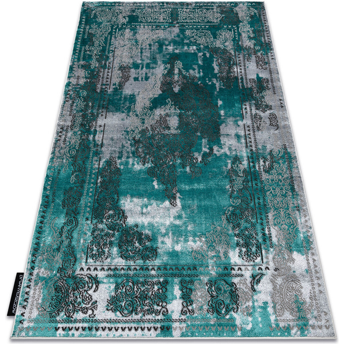 Rugsx  Moderní koberec DE LUXE 6827 Abstrakce, vintage 140x190 cm  Zelená