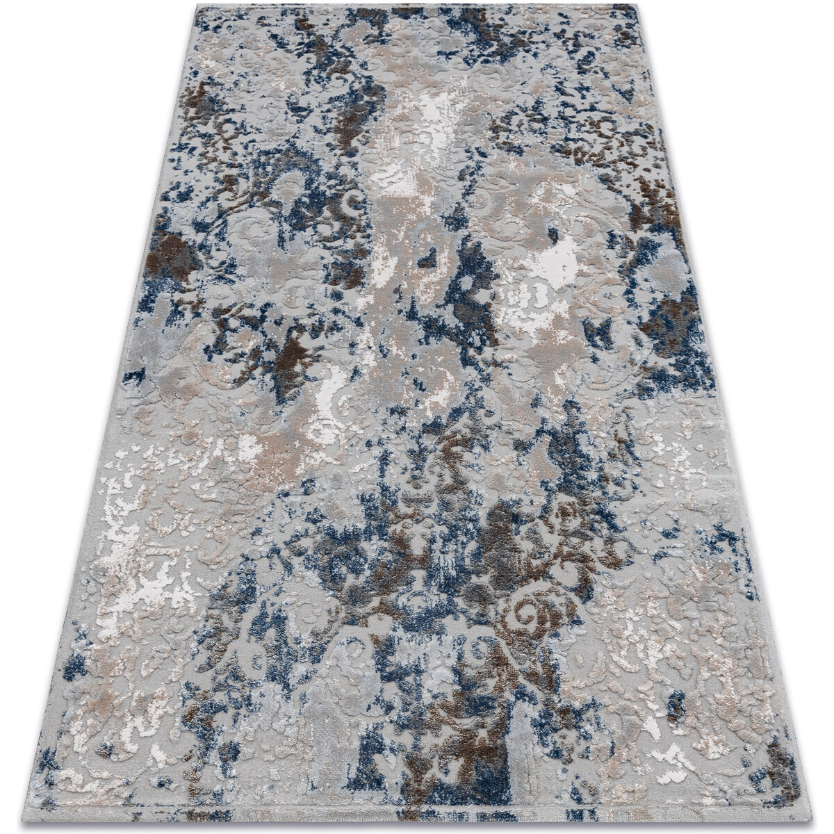 Rugsx  Koberec AKRYL VALS 6744 Abstrakce šedá / 70x140 cm  Šedá