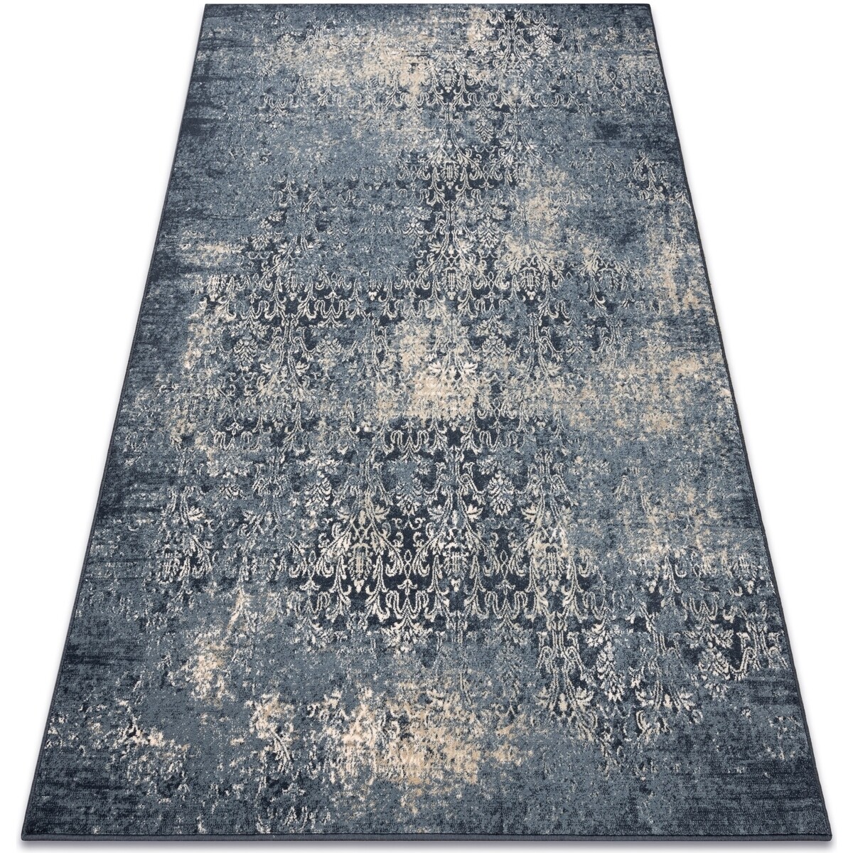 Rugsx  Koberec Vlna NAIN vintage 7010/50911 tmavě modrá 200x300 cm  Modrá