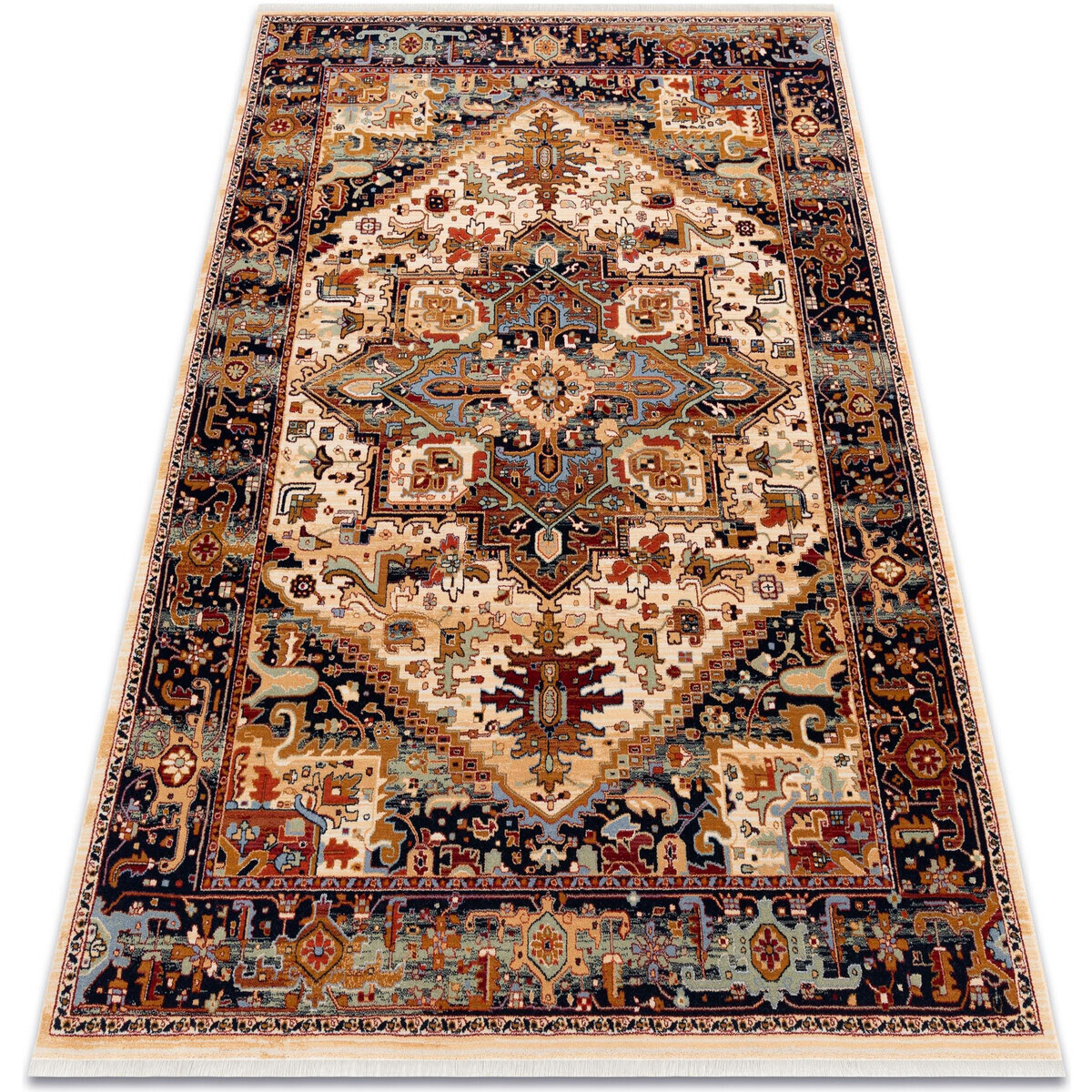Rugsx  Koberec Wool KESHAN Ornament oriental 2886/53555 b 160x230 cm  Béžová