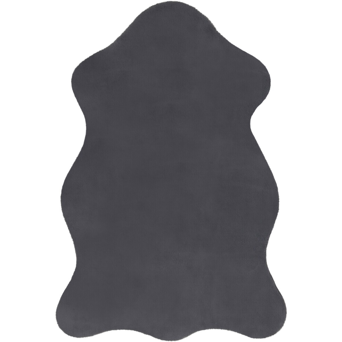 Rugsx  Koberec NEW DOLLY kůže G4337-2 šedá antracit 60x90 cm  Šedá