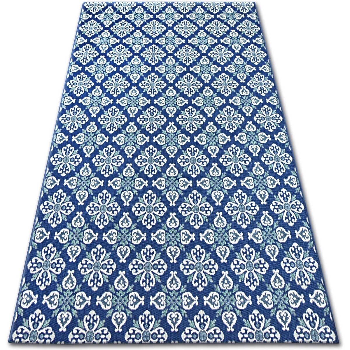 Rugsx  Koberec COLOR 19246/699 SISAL Květiny Modrý  200x290 cm  Modrá