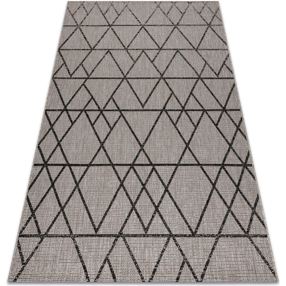 Rugsx  KOBEREC SIZAL FLOORLUX 20508 stříbrný / Černá 80x150 cm  Šedá