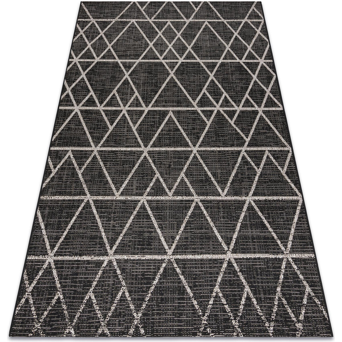 Rugsx  KOBEREC SIZAL FLOORLUX 20508 Černá / stříbrný 160x230 cm  Černá