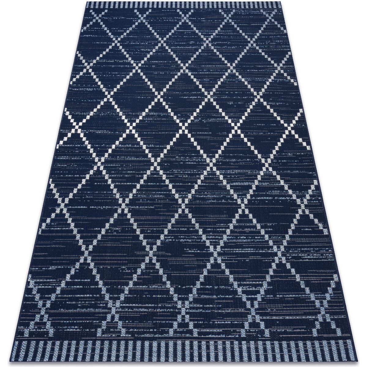 Rugsx  Koberec COLOR 47268/309 SISAL Diamant Čtverce mod 160x230 cm  Modrá