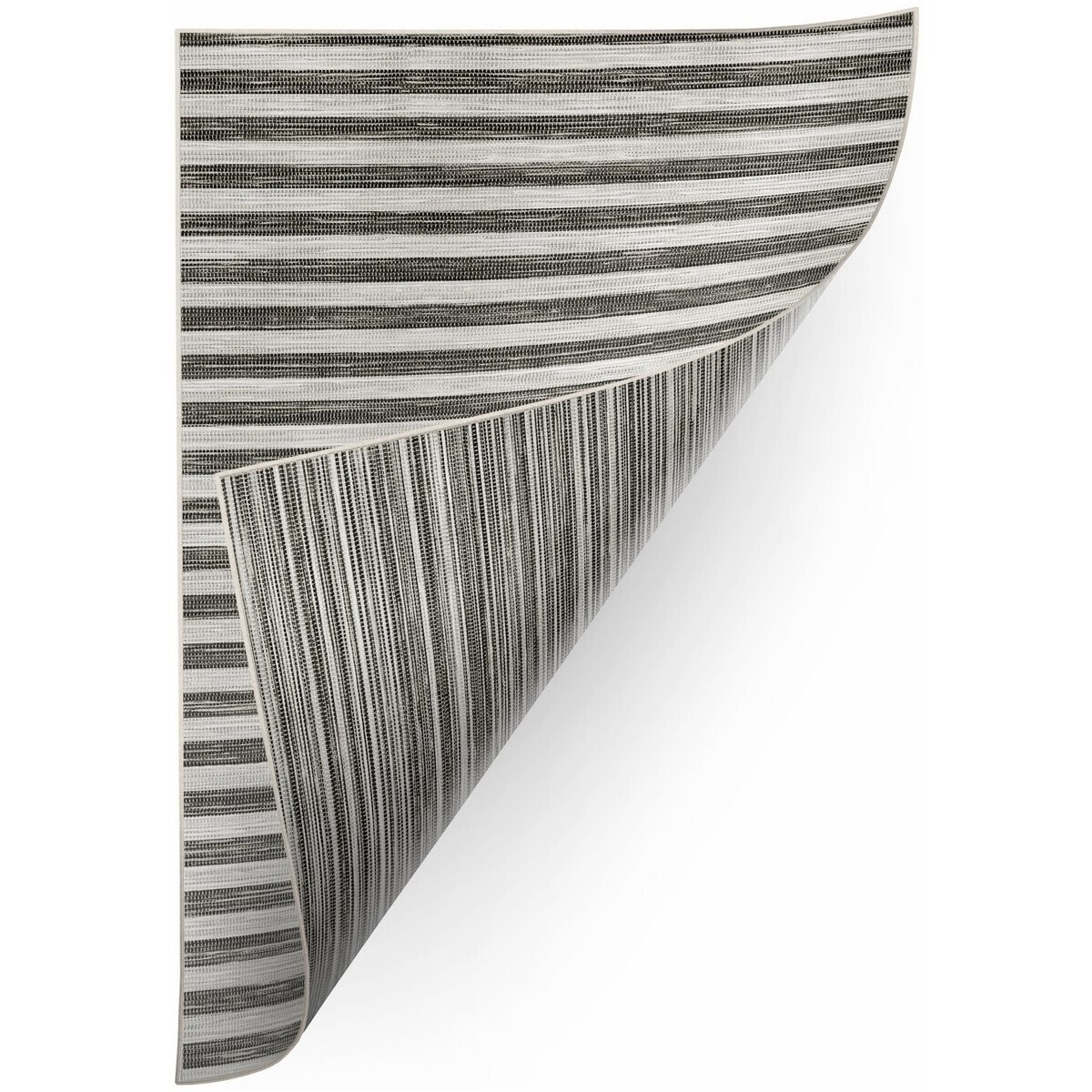 Rugsx  Koberec  OBOUSTRANNÝ SISAL DOUBLE 29203/092 PRUHY 160x230 cm  Černá