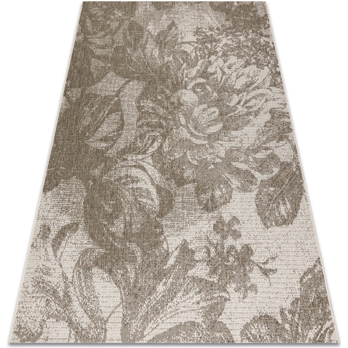 Rugsx  KOBEREC SIZAL FLOORLUX 20491 KVĚTINY šampaňské 80x150 cm  Béžová