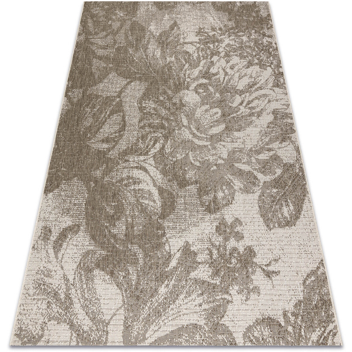 Rugsx  KOBEREC SIZAL FLOORLUX 20491 KVĚTINY šampaňské 200x290 cm  Béžová