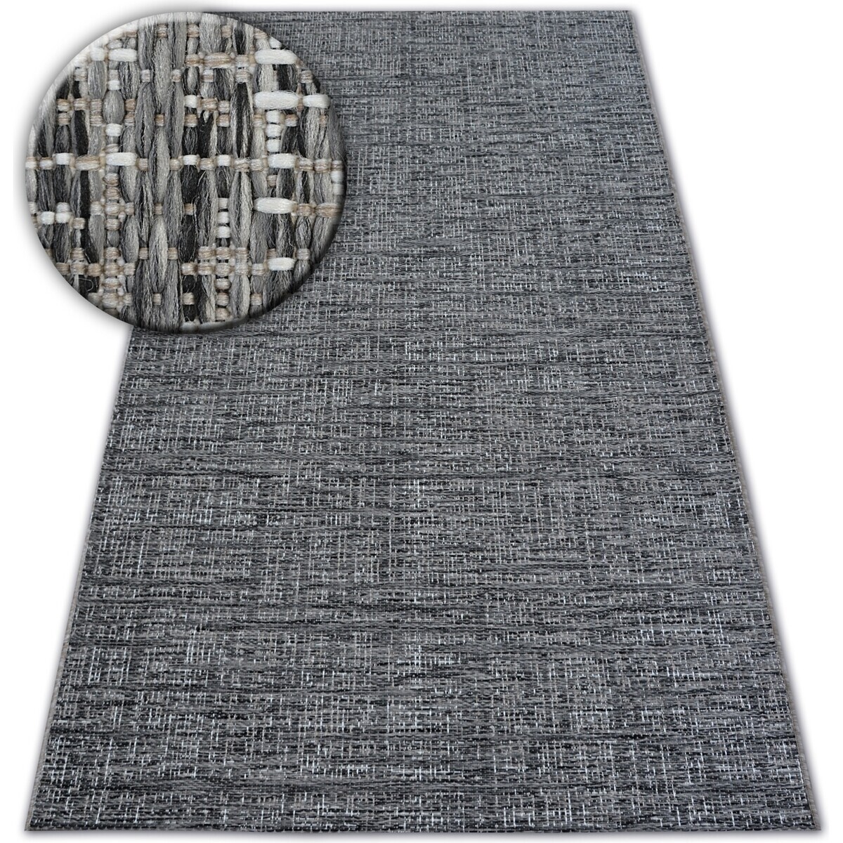 Rugsx  Koberec  SISAL LOFT 21126 MELANŽ stříbrný, 120x170 cm  Šedá