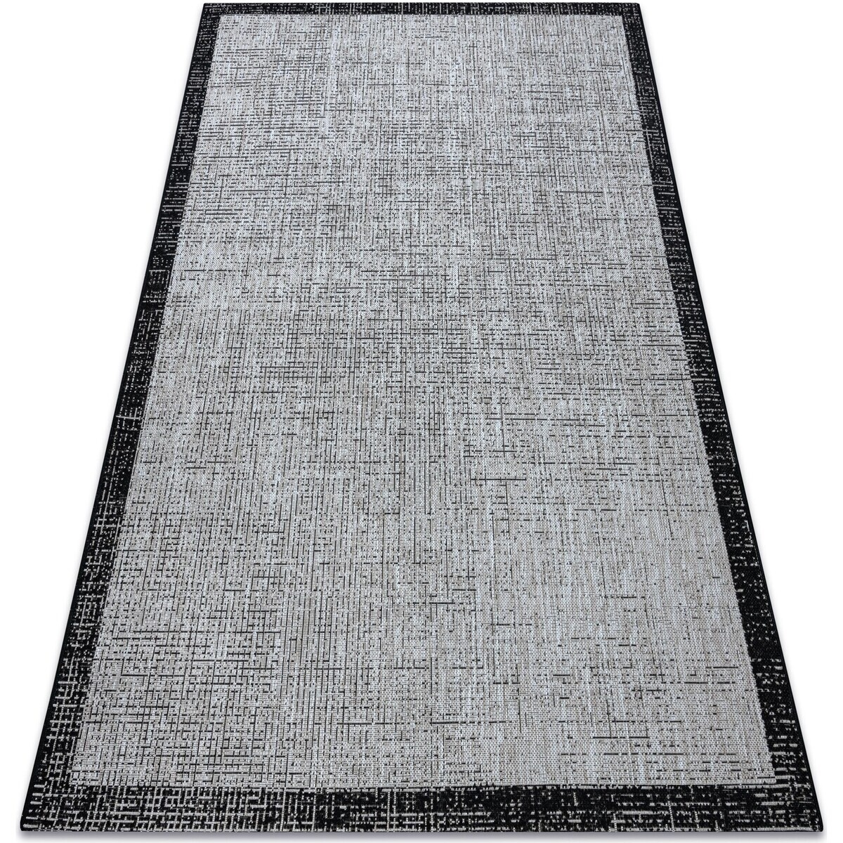 Rugsx  KOBEREC SIZAL FLOORLUX 20401 vzor rámu stříbrnà240x330 cm  Šedá