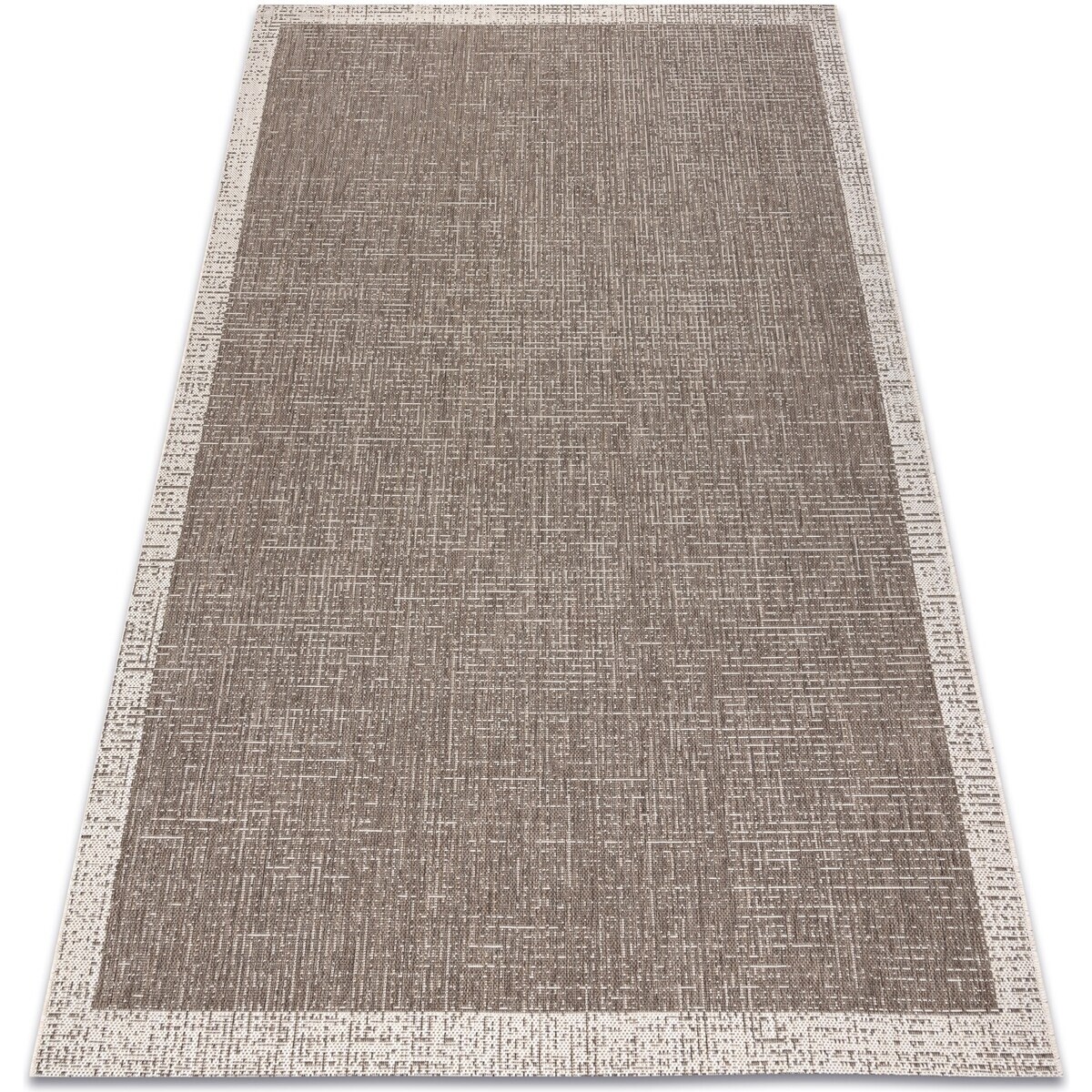 Rugsx  KOBEREC SIZAL FLOORLUX 20401 vzor rámu taupe 120x170 cm  Hnědá