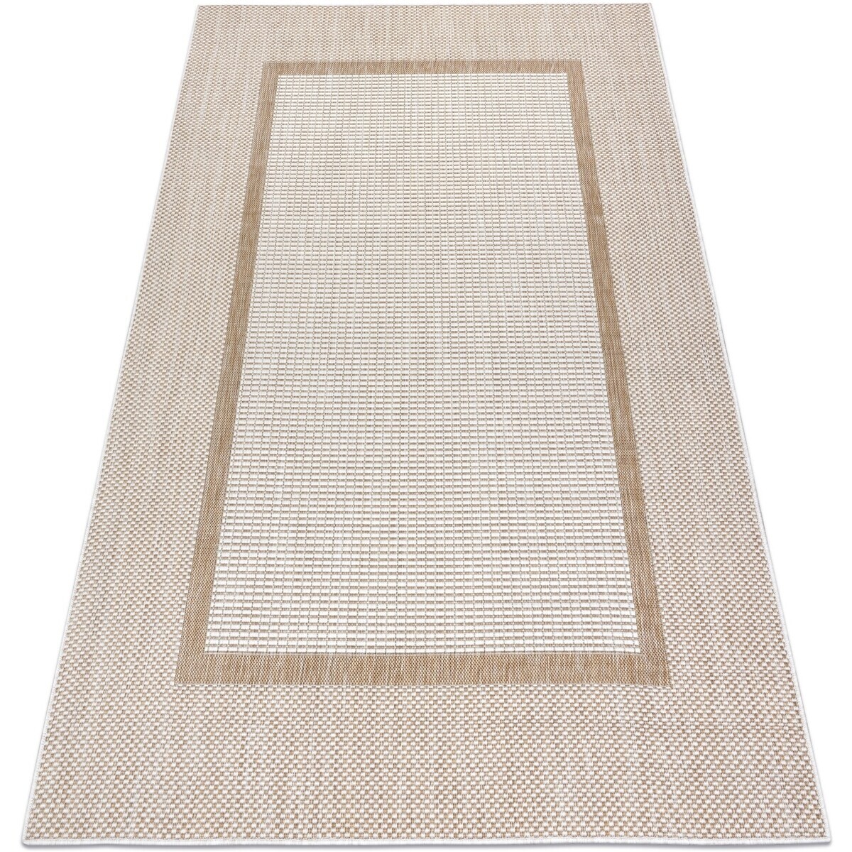 Rugsx  Koberec  SISAL SION Rám 21782 ploché 120x170 cm  Béžová