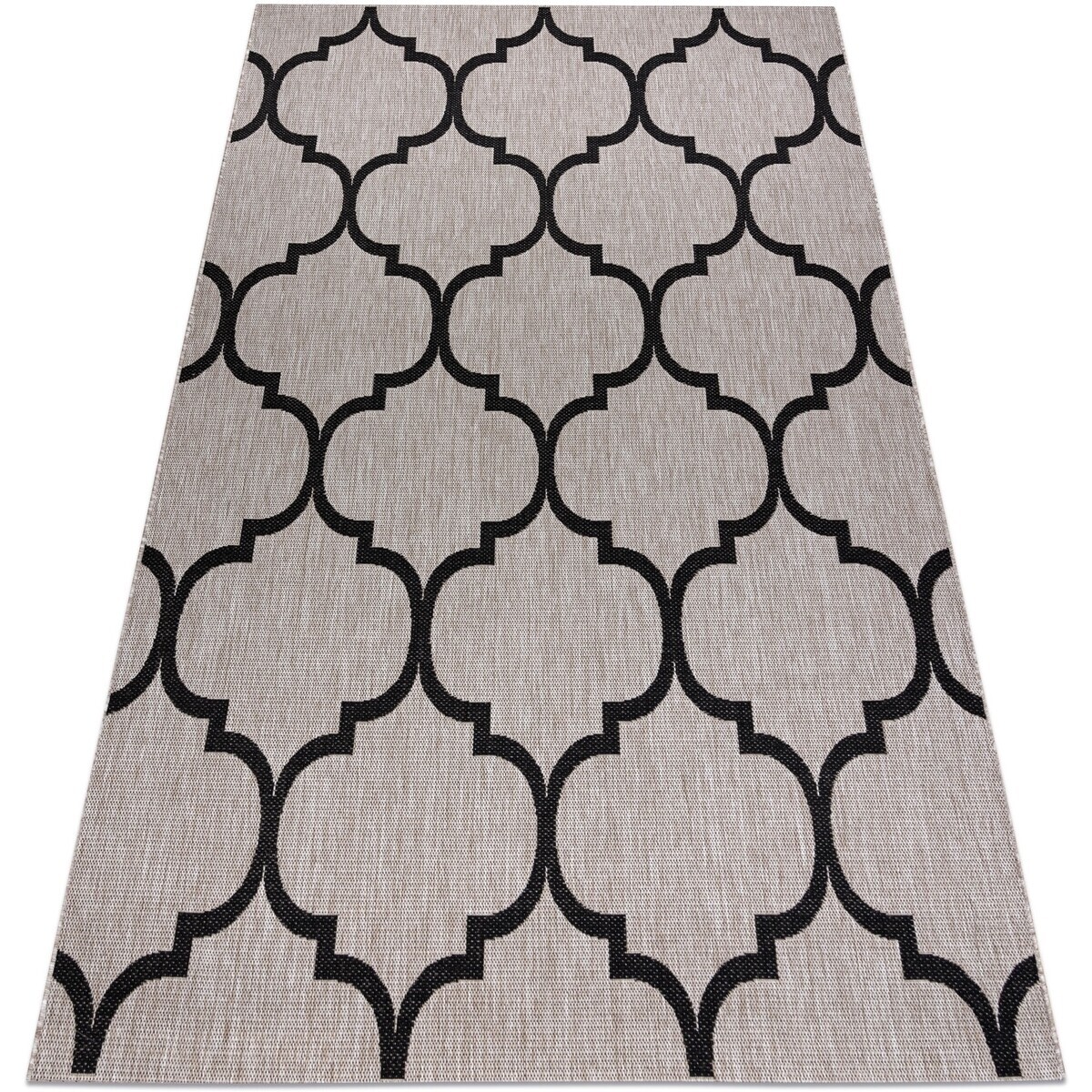 Rugsx  KOBEREC SIZAL FLOORLUX 20608 Marocká mřížka st 200x290 cm  Šedá