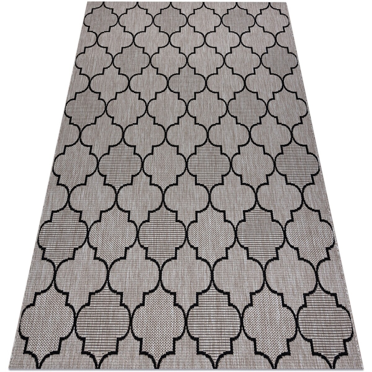 Rugsx  KOBEREC SIZAL FLOORLUX 20607 Marocká mřížka st 240x330 cm  Šedá