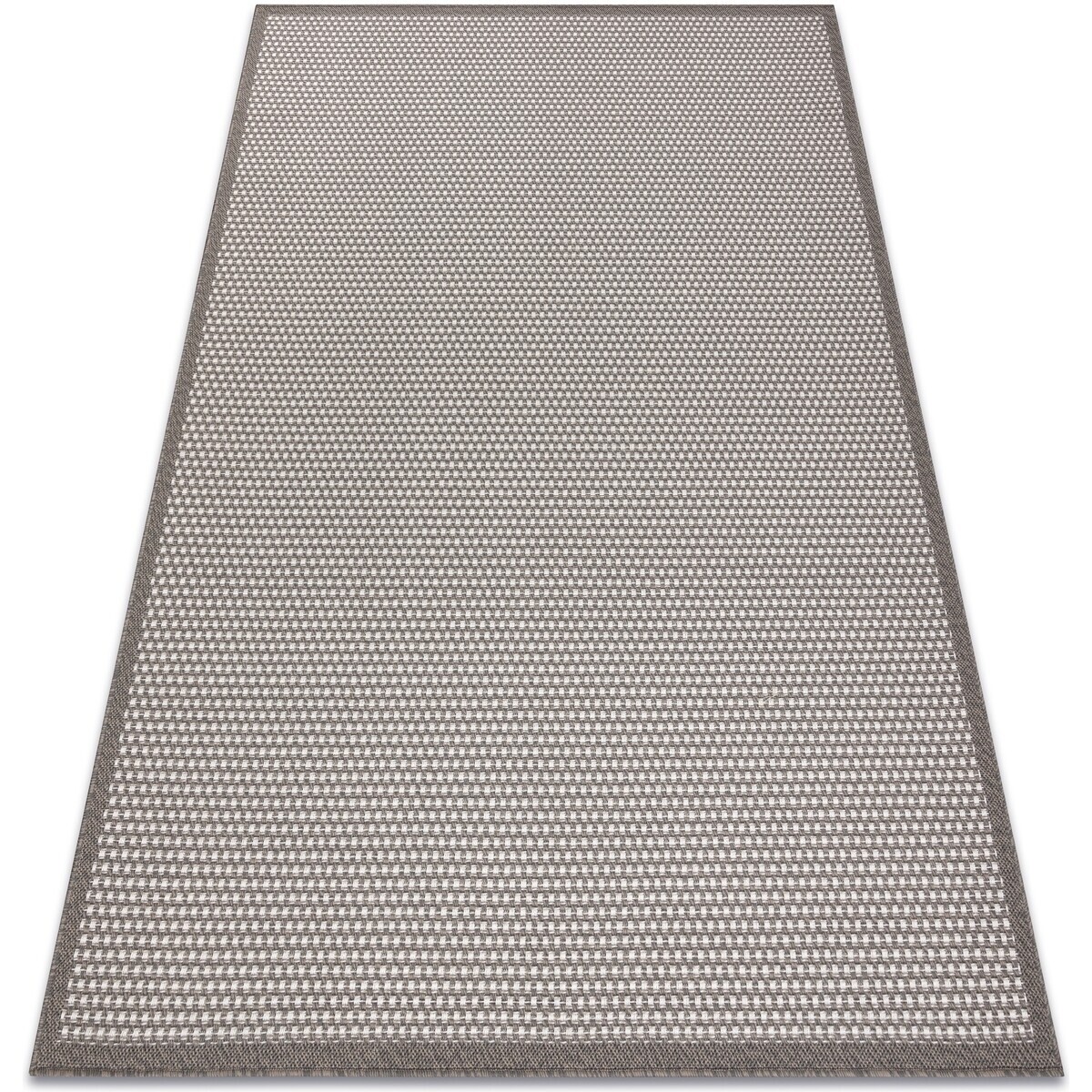 Rugsx  Koberec BORDERO 2907 ploché tkaní taupe / 120x170 cm  Hnědá