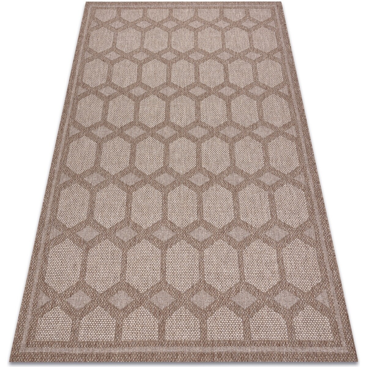 Rugsx  Koberec HOUSE SISAL 40356 Diamanty, ploché tkaní 120x170 cm  Béžová