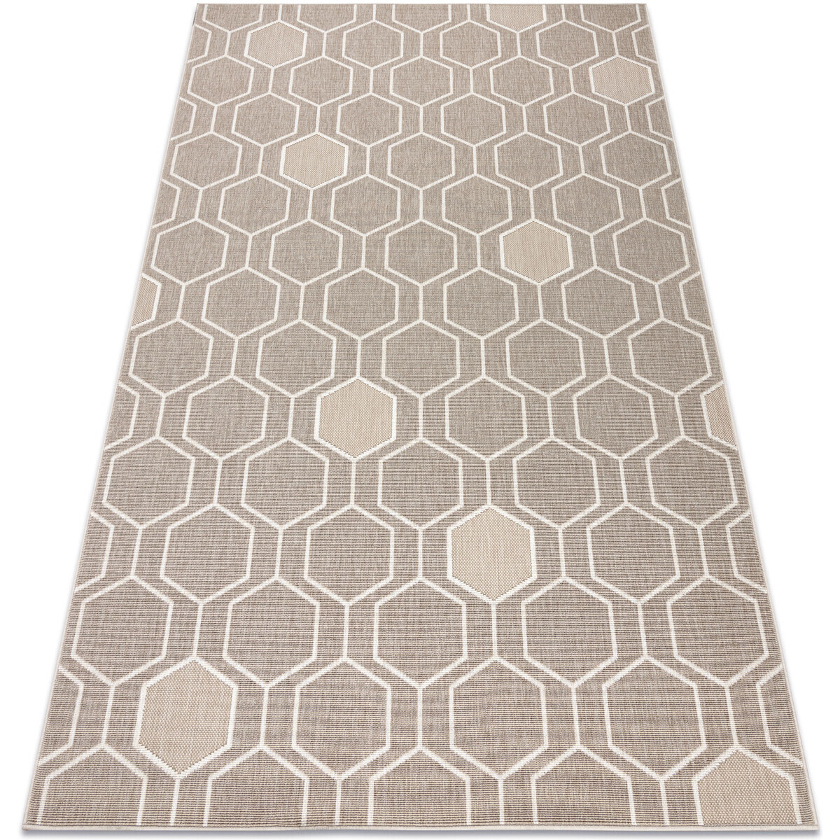 Rugsx  Koberec SPRING 20404558 Hexagon sisalový, smyčko 160x230 cm  Béžová