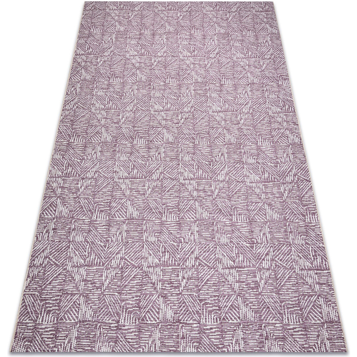 Rugsx  Koberec COLOR 47373260 SISAL řádky, trojúhelní 80x150 cm  Fialová