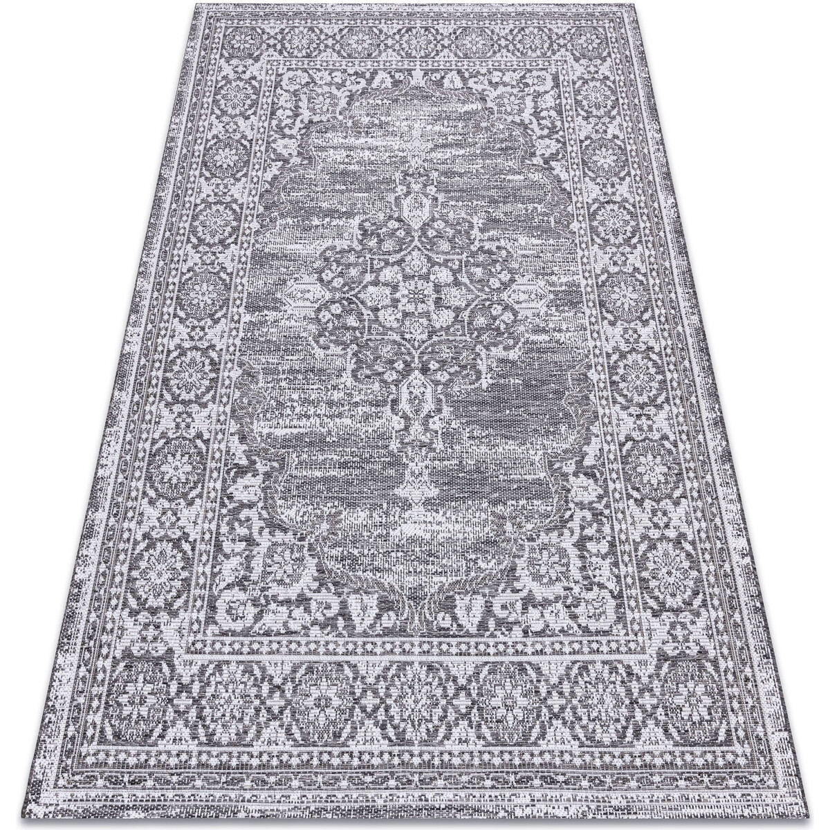 Rugsx  Koberec SISAL LOFT 21213 Ornament šedá / 60x110 cm  Šedá